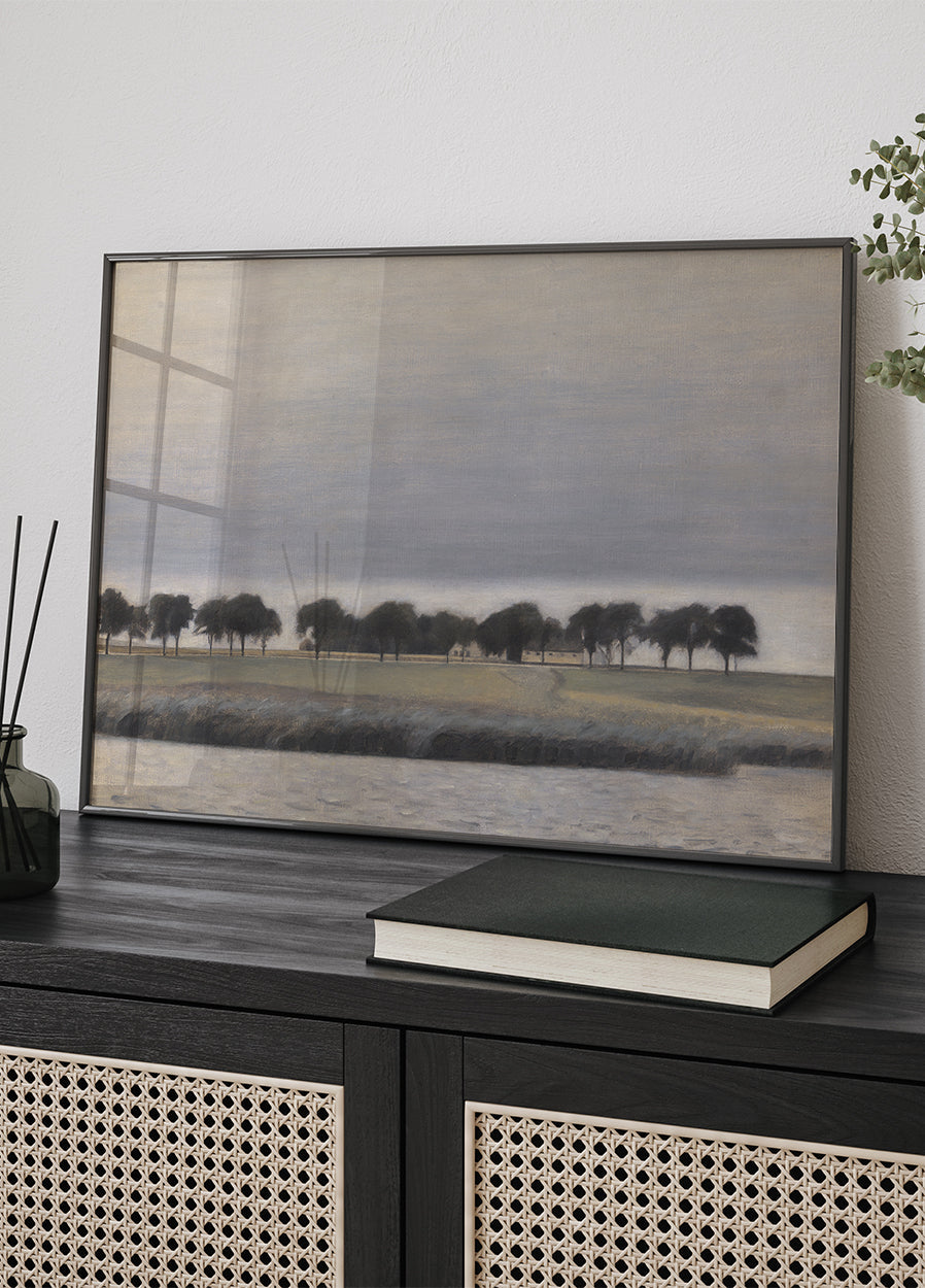 Study for Solregn Gentofte Sø Poster
