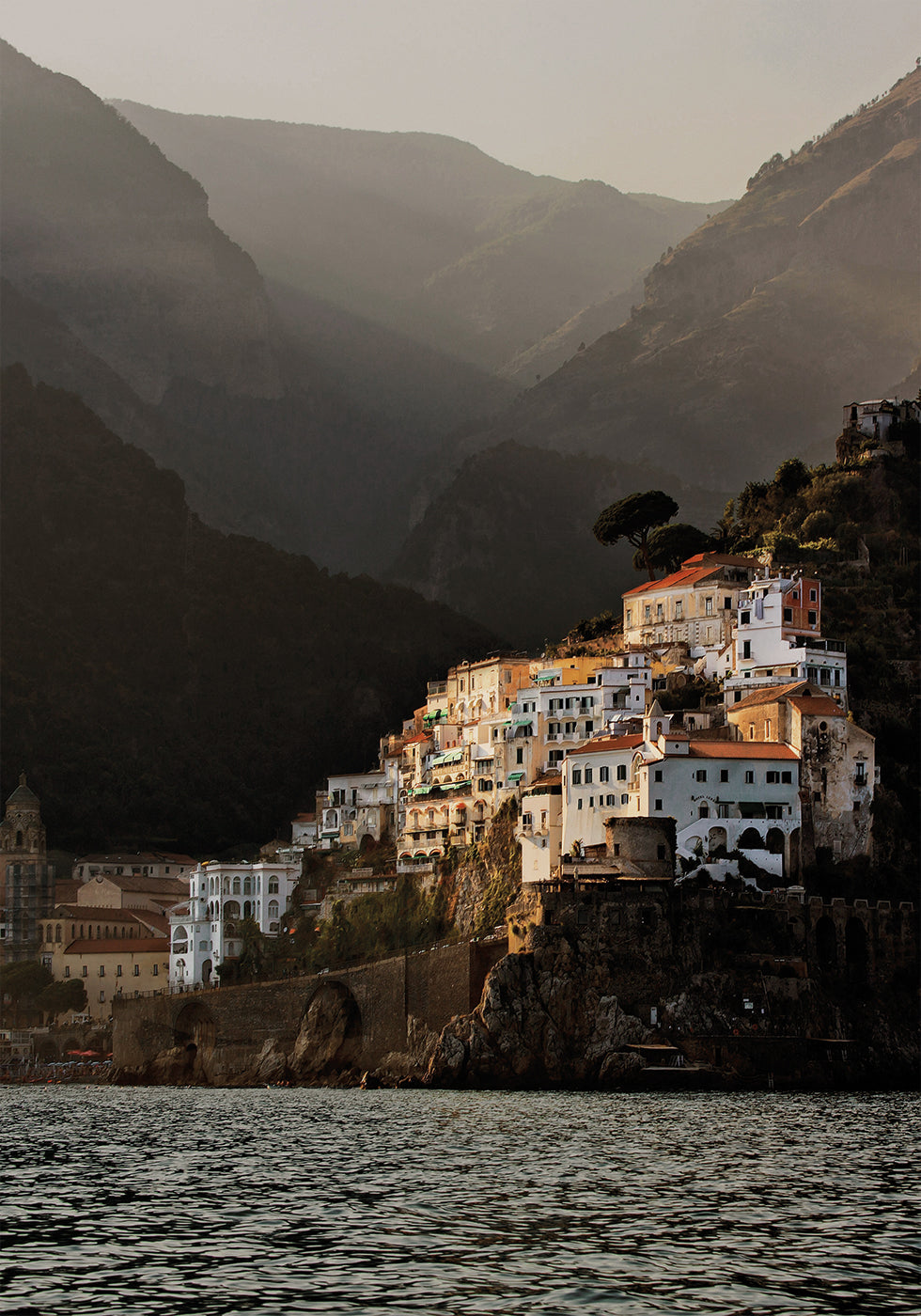 Sunset in Amalfi Poster