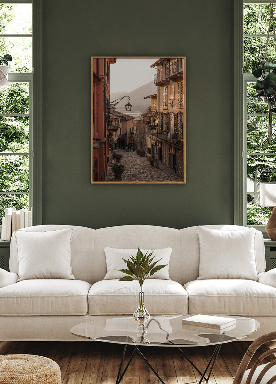 Sunset in Bellagio Poster