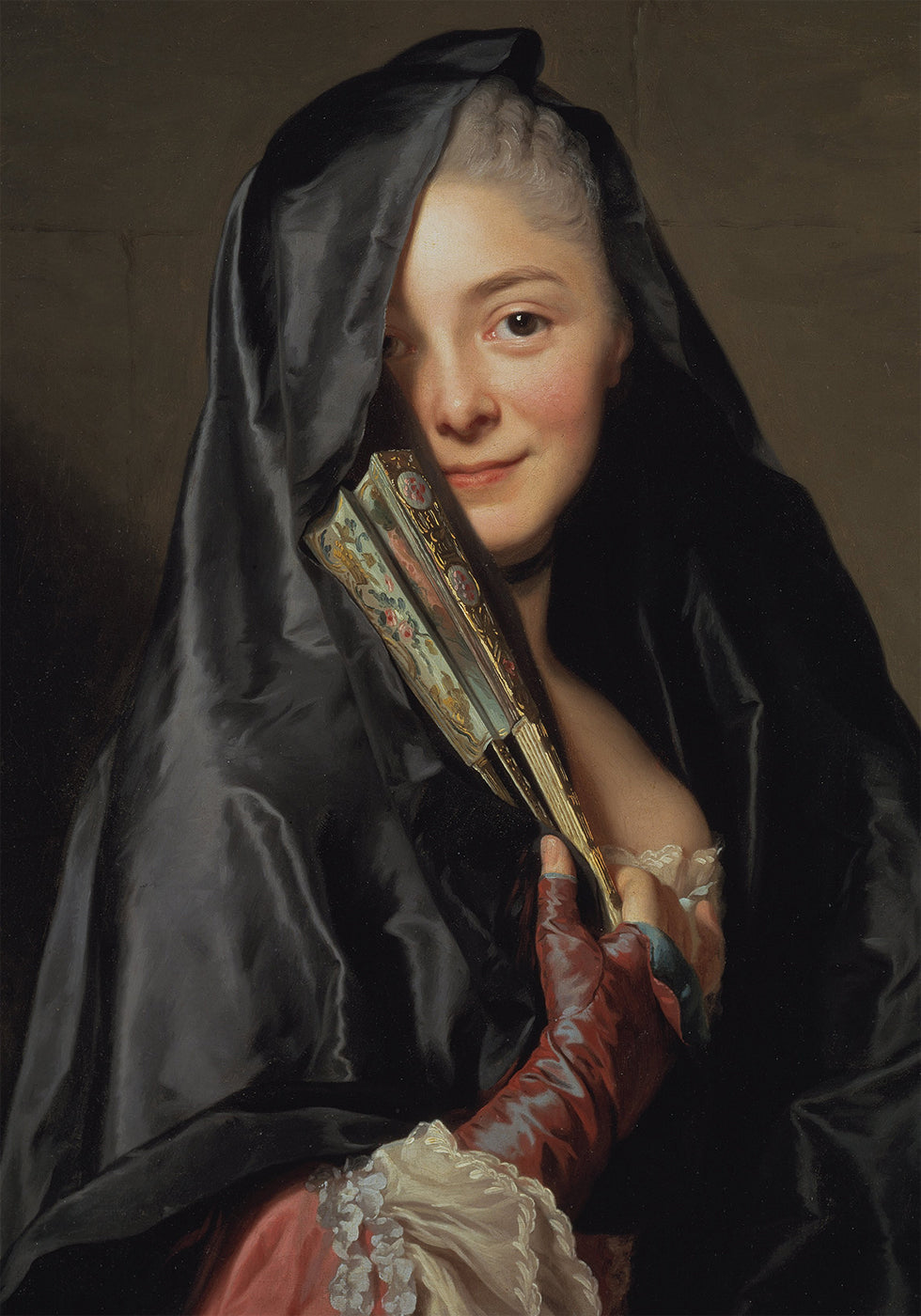 The Lady With The Veil By Alexander Roslin Poster