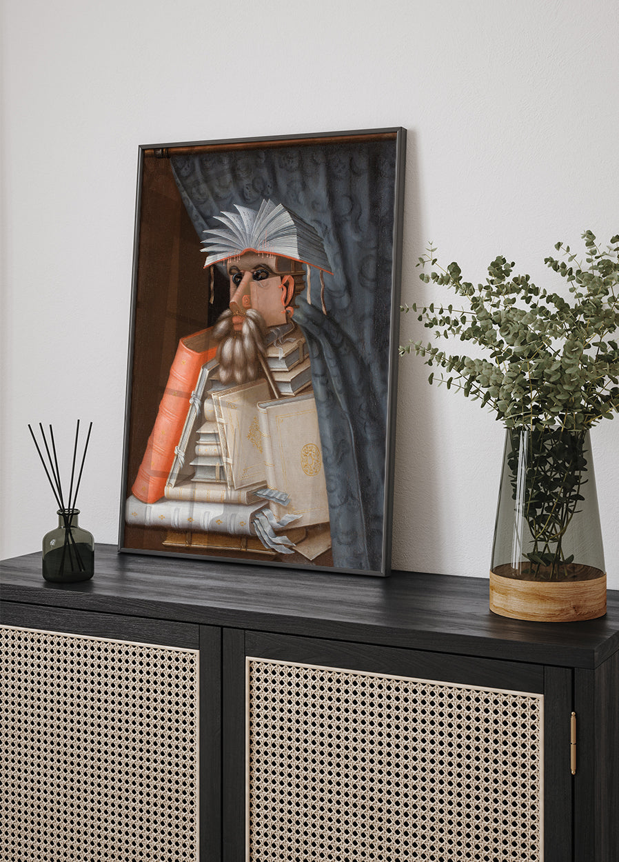 The Librarian By Giuseppe Arcimboldo Poster