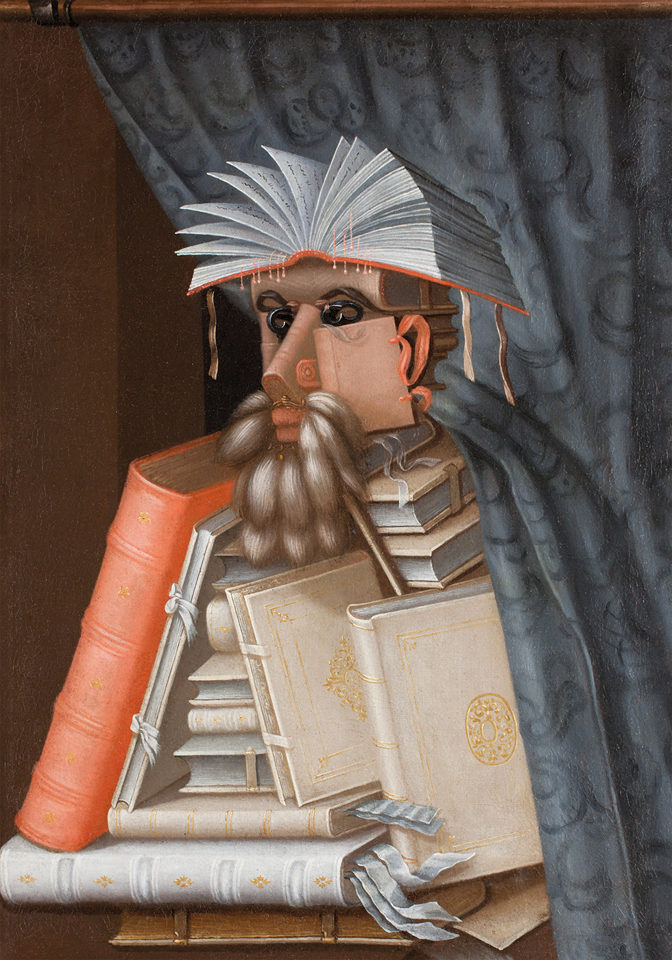 The Librarian By Giuseppe Arcimboldo Poster