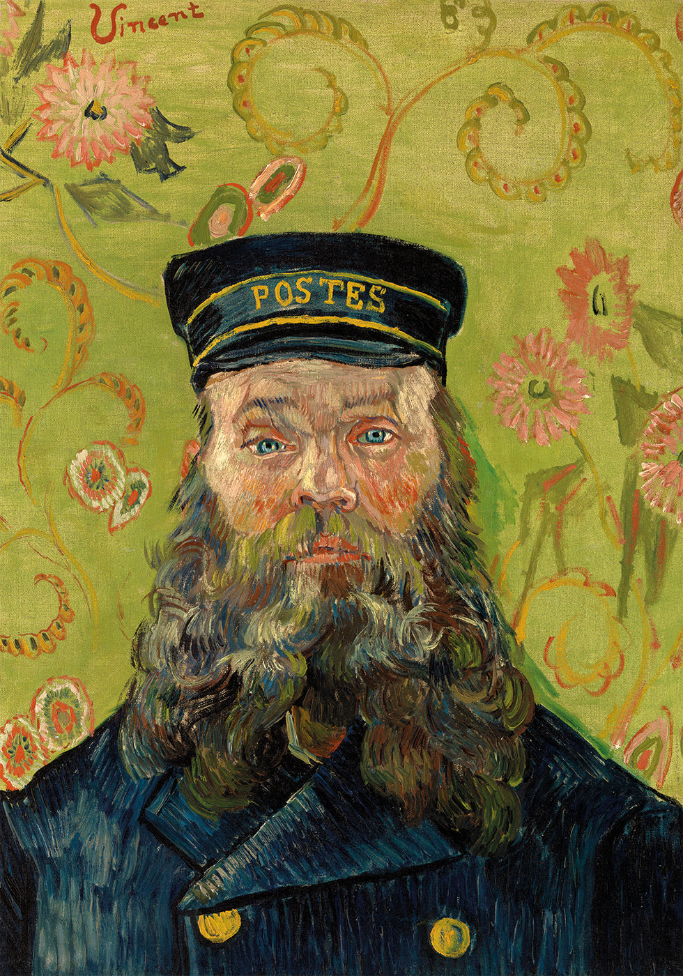 The Postman By Vincent van Gogh Poster