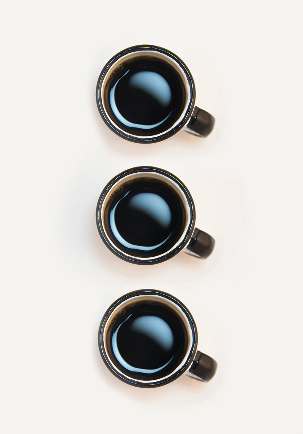 Three Cups Of Coffee Poster