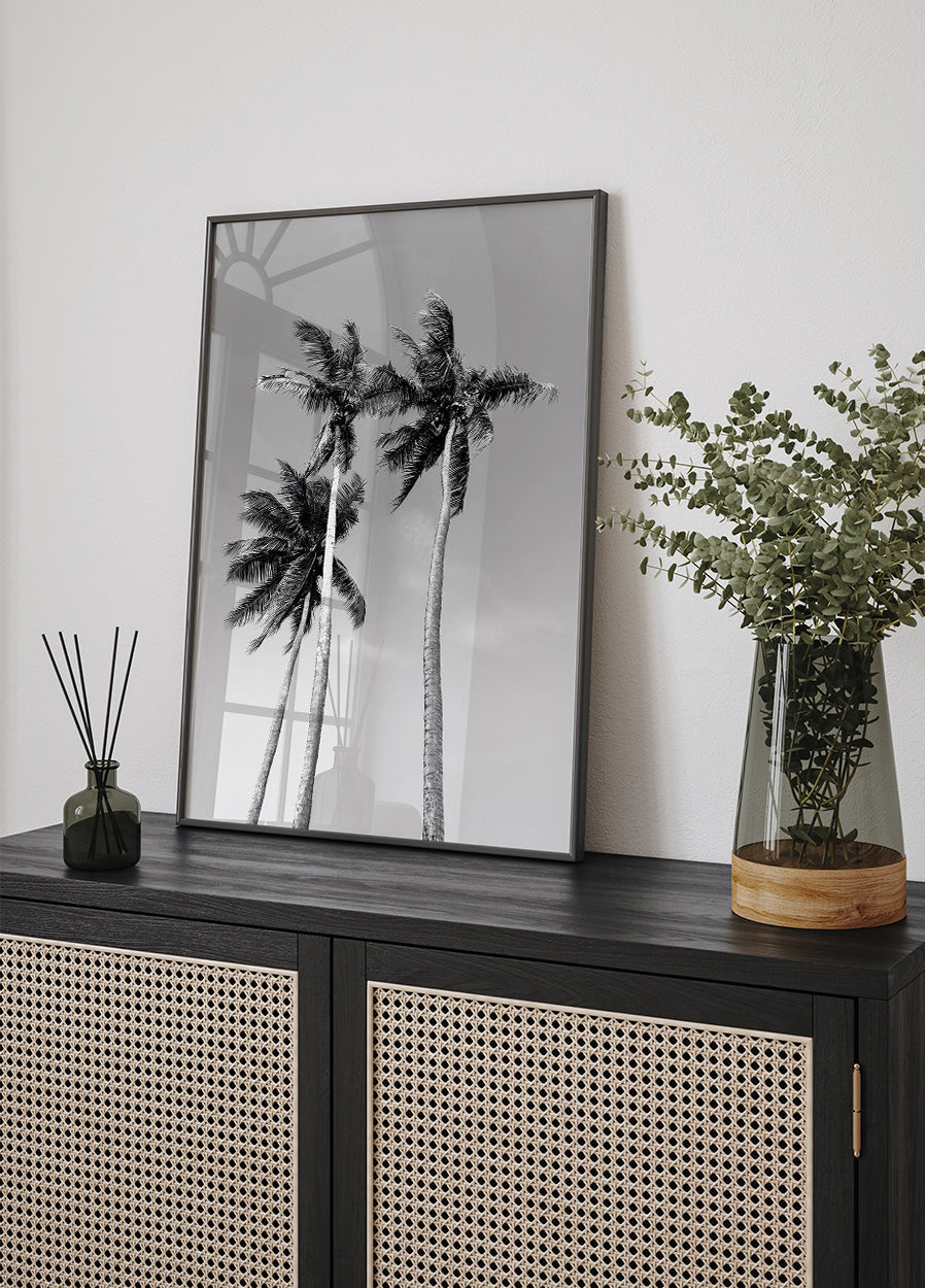 Three Palm Trees Poster