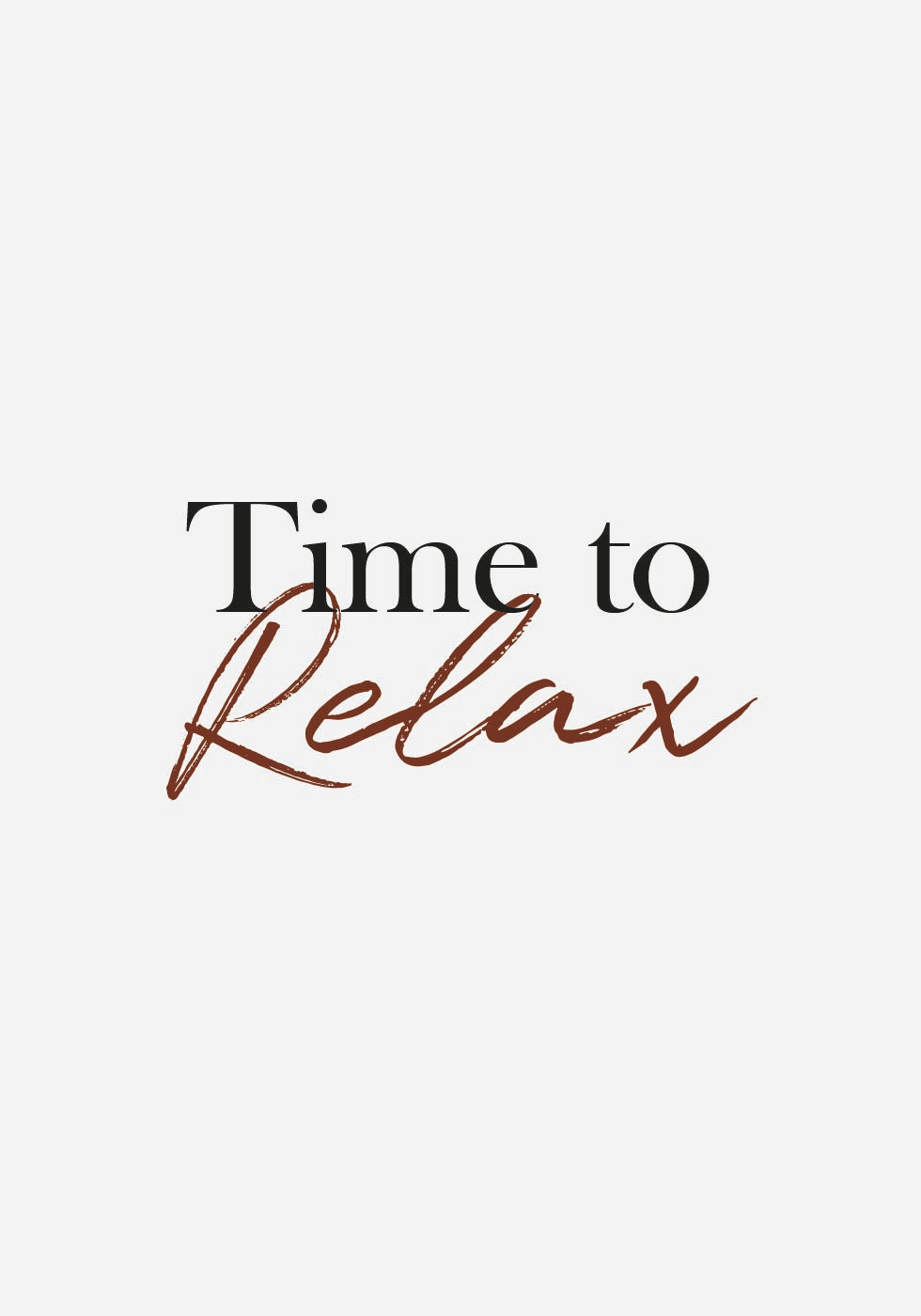 Time to Relax Poster
