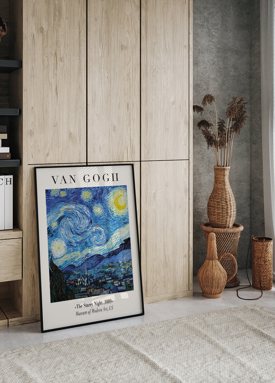 The Starry Night by Van Gogh Poster.