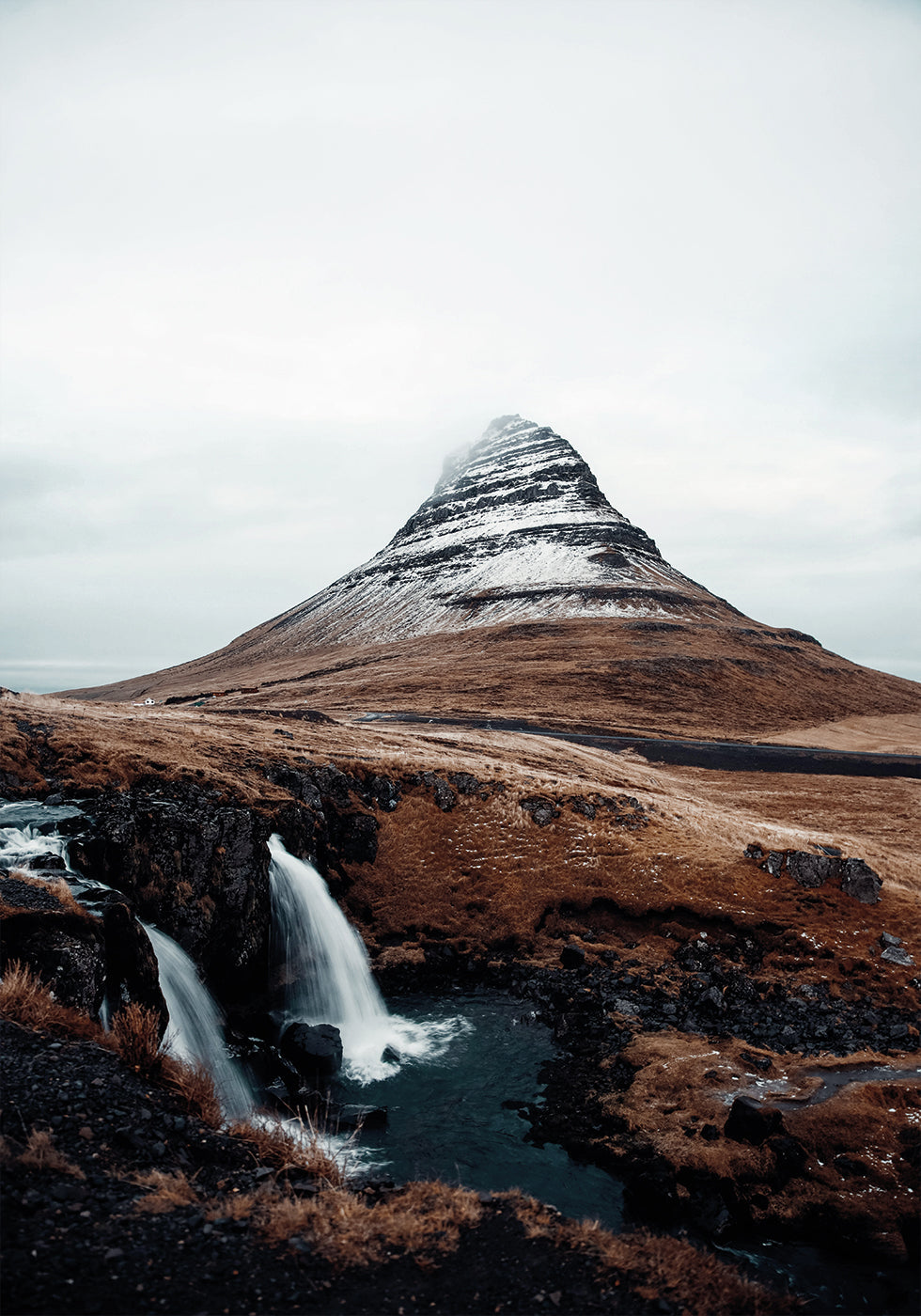 View Of The Kirkjufell Mountain Poster