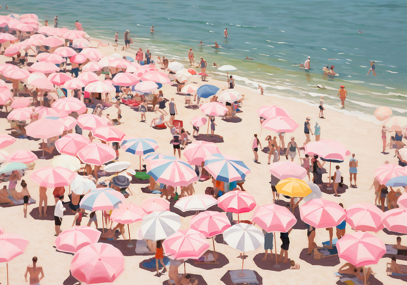 Vintage Beach Poster