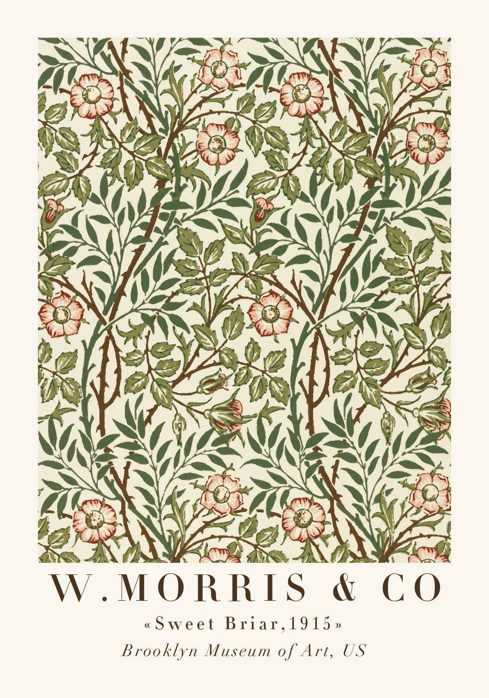 W. Morris & Co - Sweet Briar Poster