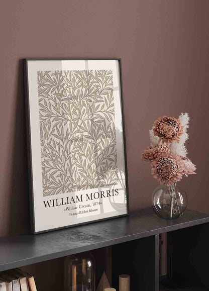 William Morris & Co Willow Cream Poster