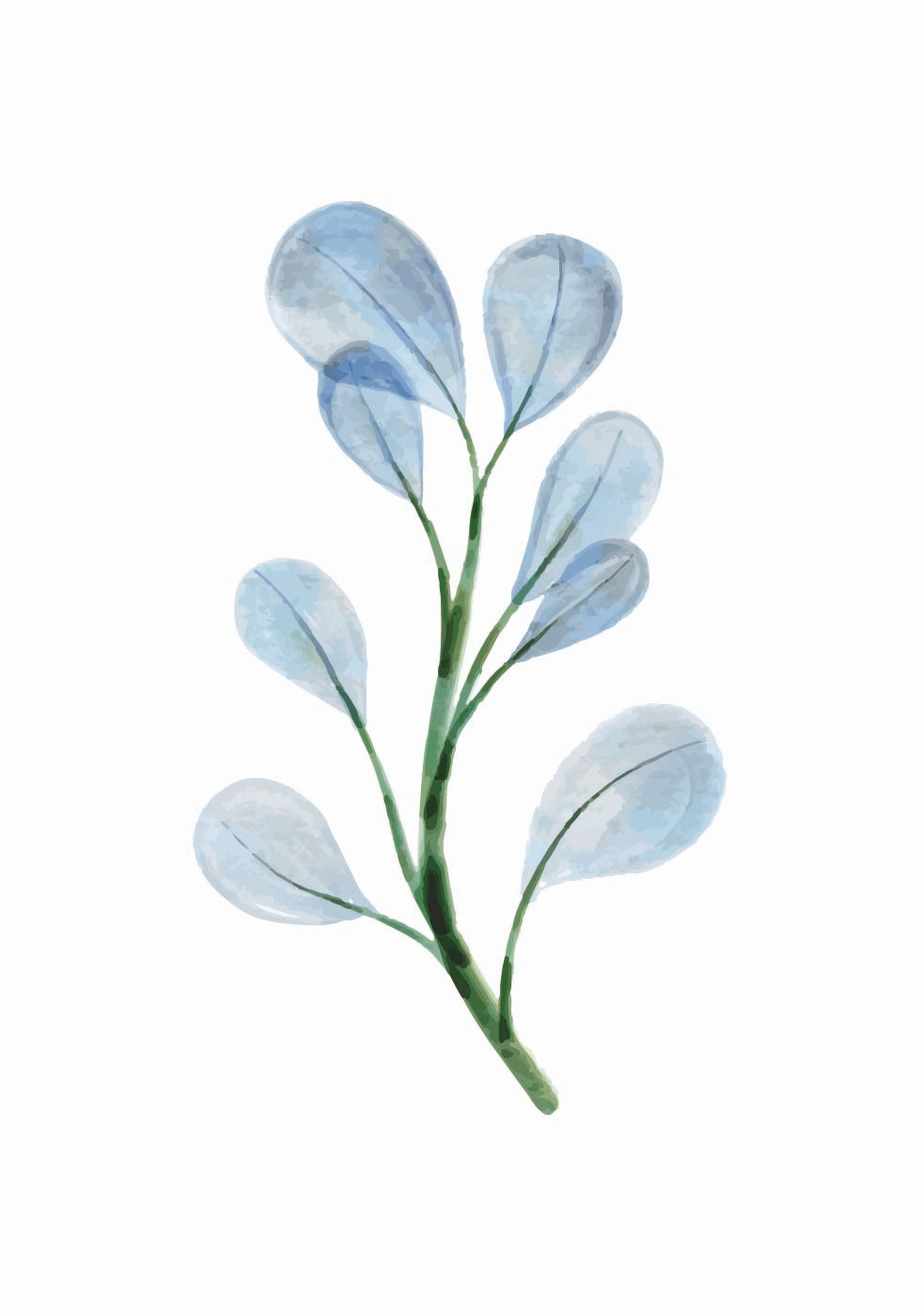 Watercolor Branch Poster