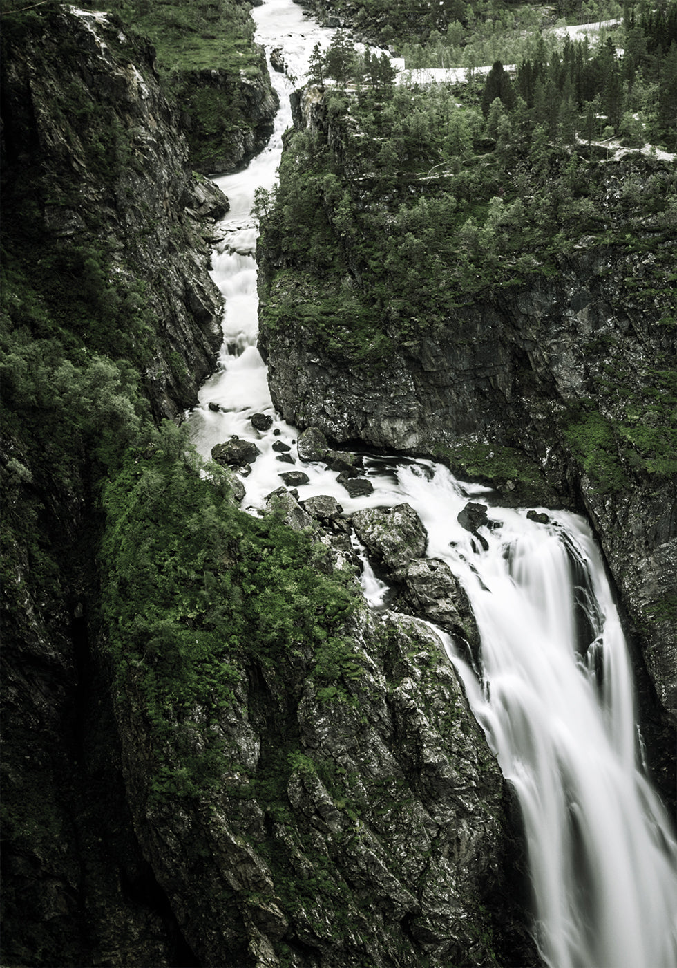 Waterfall Vøringfossen Poster