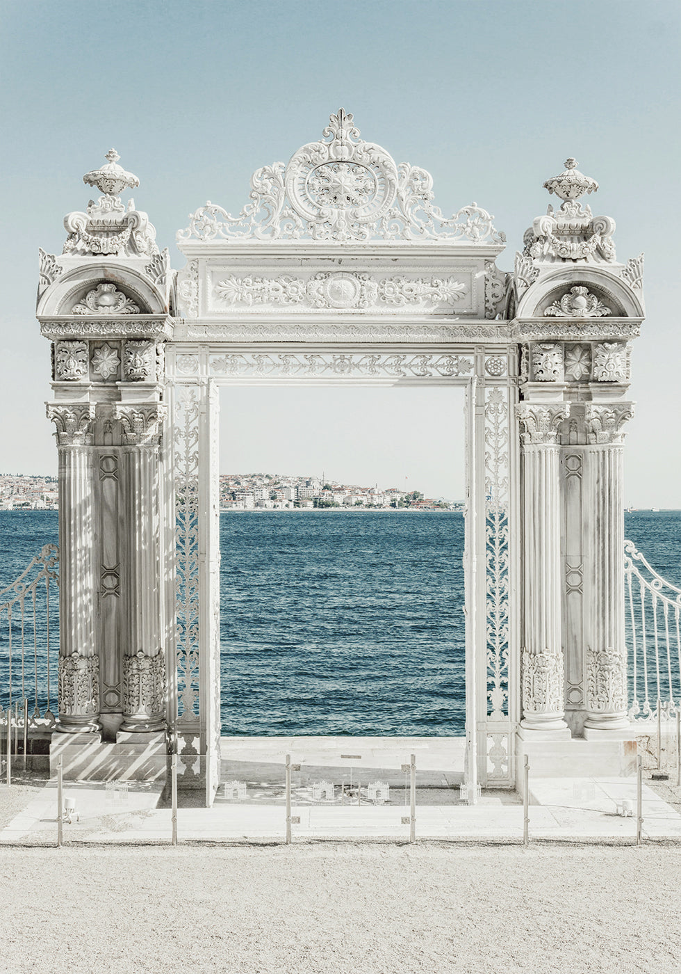 White Gate of Dolmabahce Palace, Turkey Poster