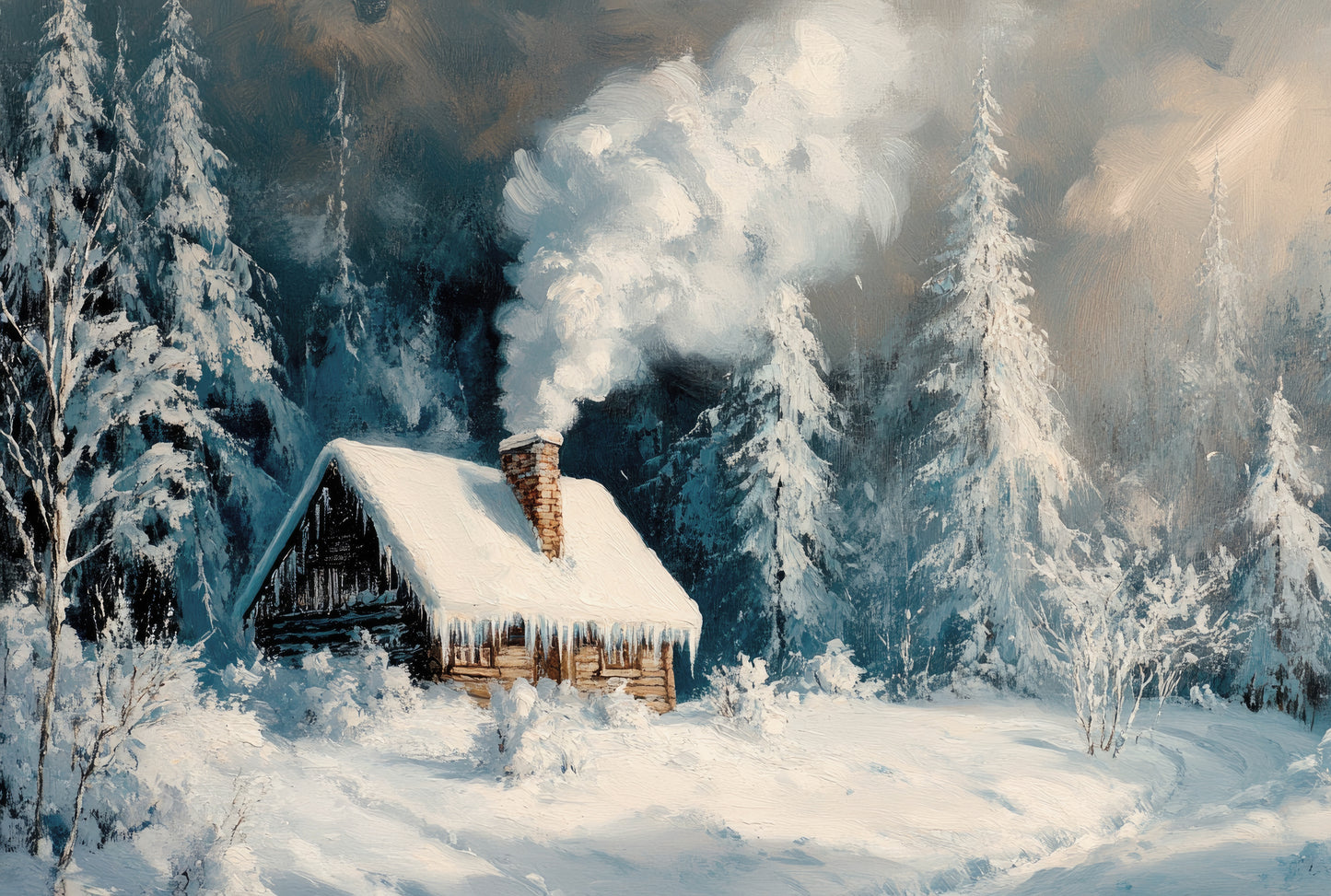 Winter Fairy House Poster