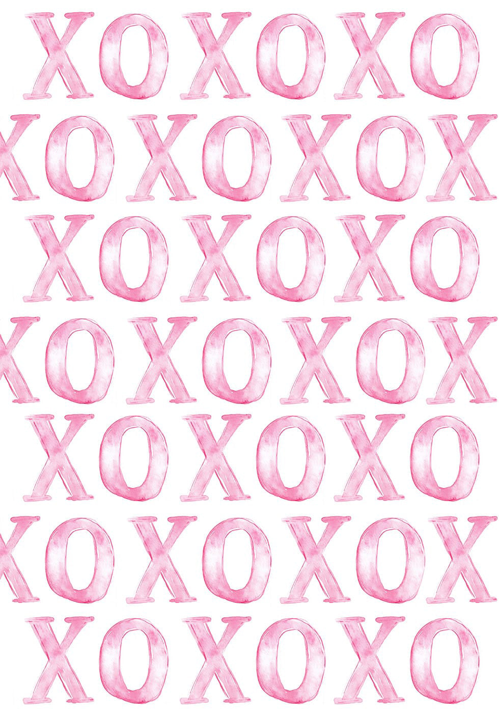 XOXO Pink Poster