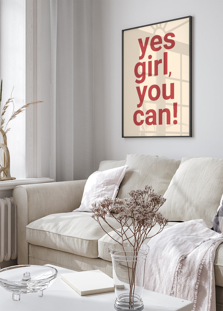 Yes Girl You Can Poster