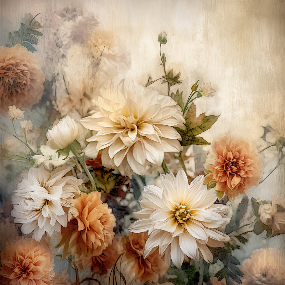 Fa Vintage Floral 44 Poster