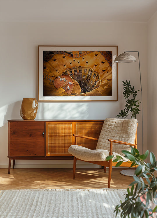 Antoni Gaudí’s La Pedrera  © Nora De Angelli Poster