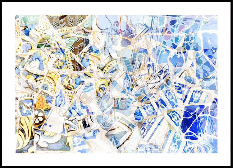 Mosaic of Barcelona 01 Poster