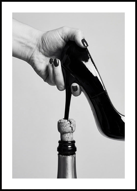 High-Heeled Wine Opener Poster