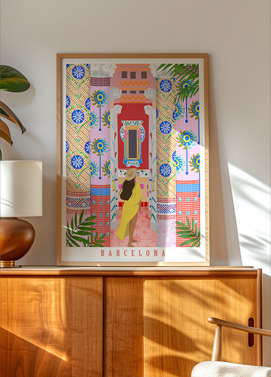 Barcelona Architecture Poster