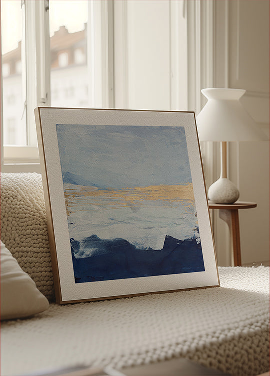 Peaceful Golden Horizon Poster