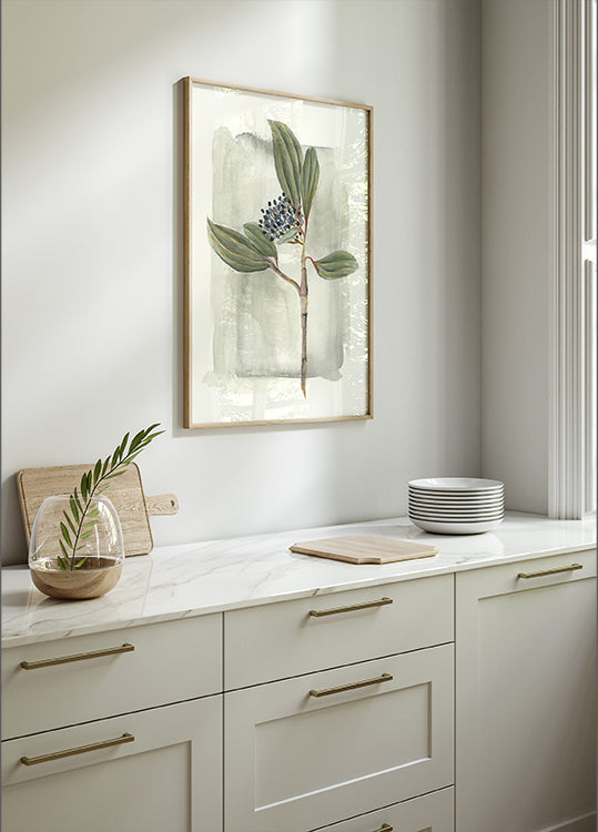 Viburnum davidii Poster