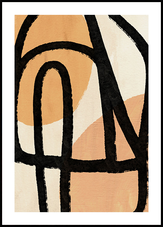 Curved Pathways Poster