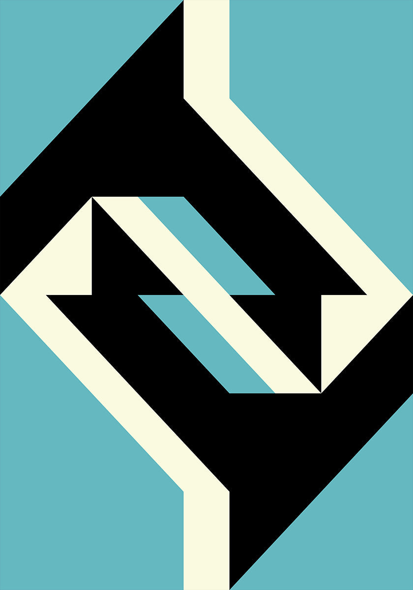 Geometric Illusion Poster
