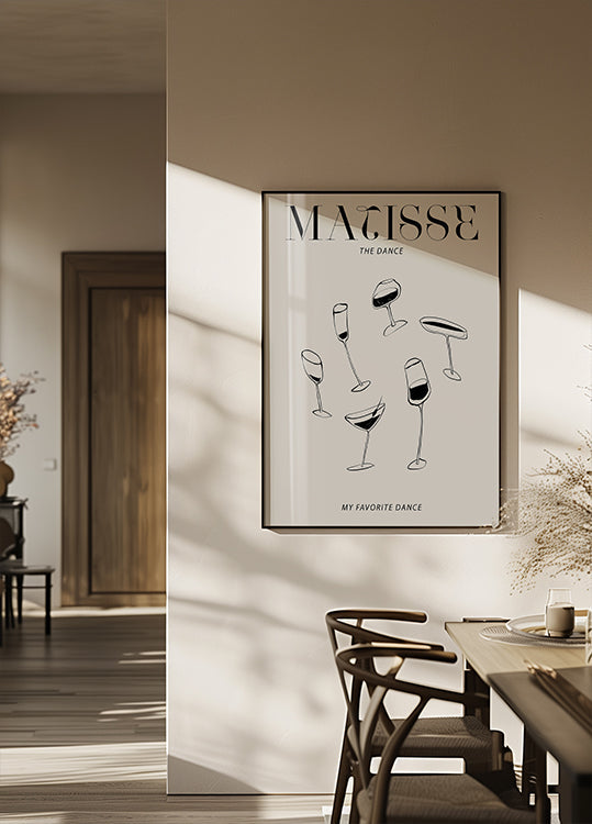 Dancing Glasses Poster