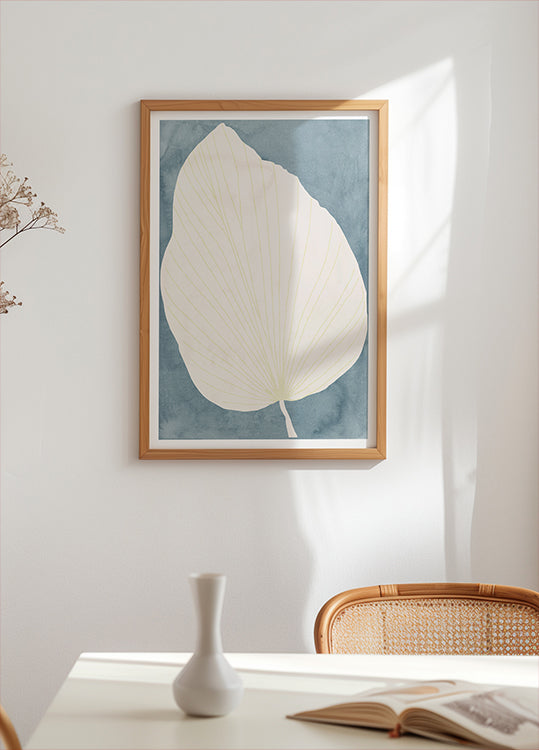 Illustration Of A Large Leaf Poster