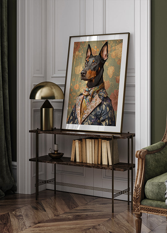 The Distinguished Doberman Poster