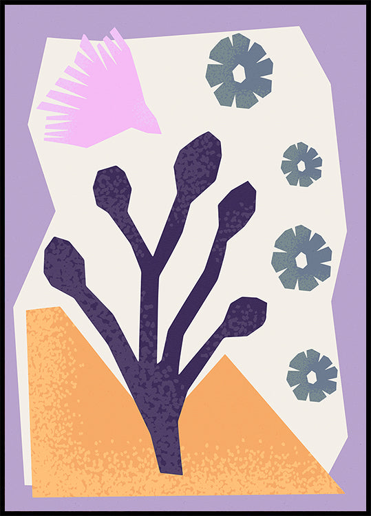 Abstract Garden Poster
