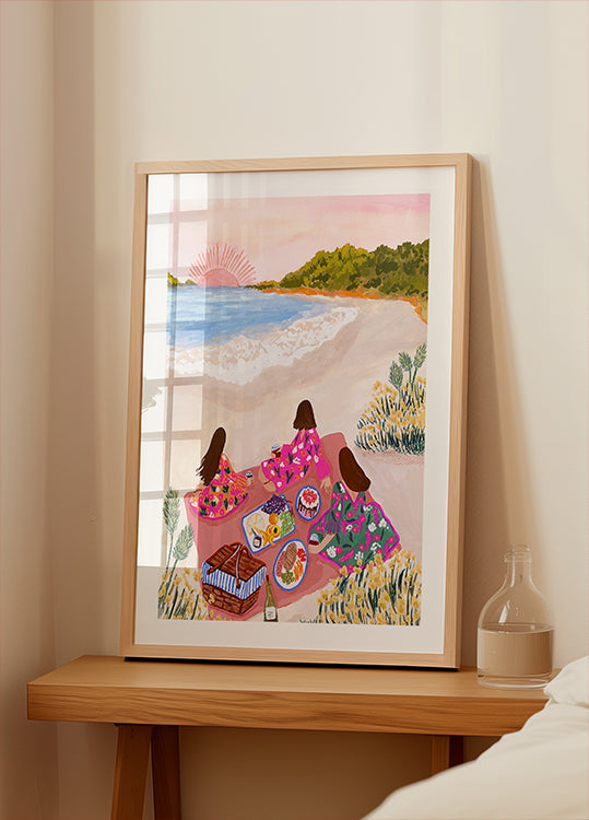 Beach Picnic Poster
