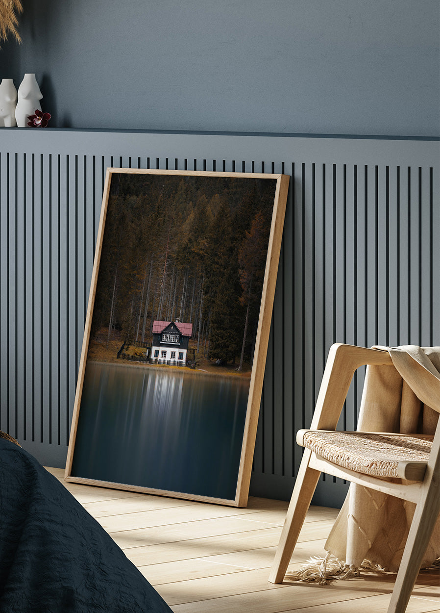 A House On The Shore Of The Lake Poster