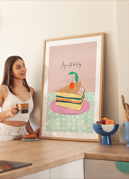 Cherry on top kind of day Poster
