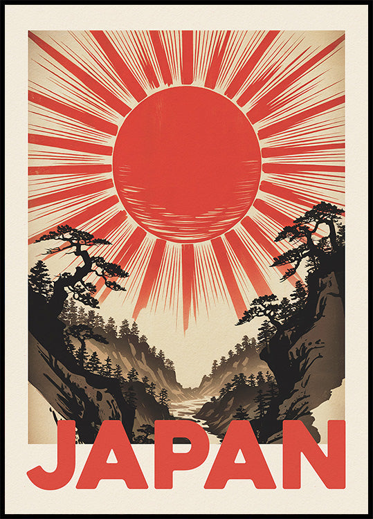 Japanese Sun Poster