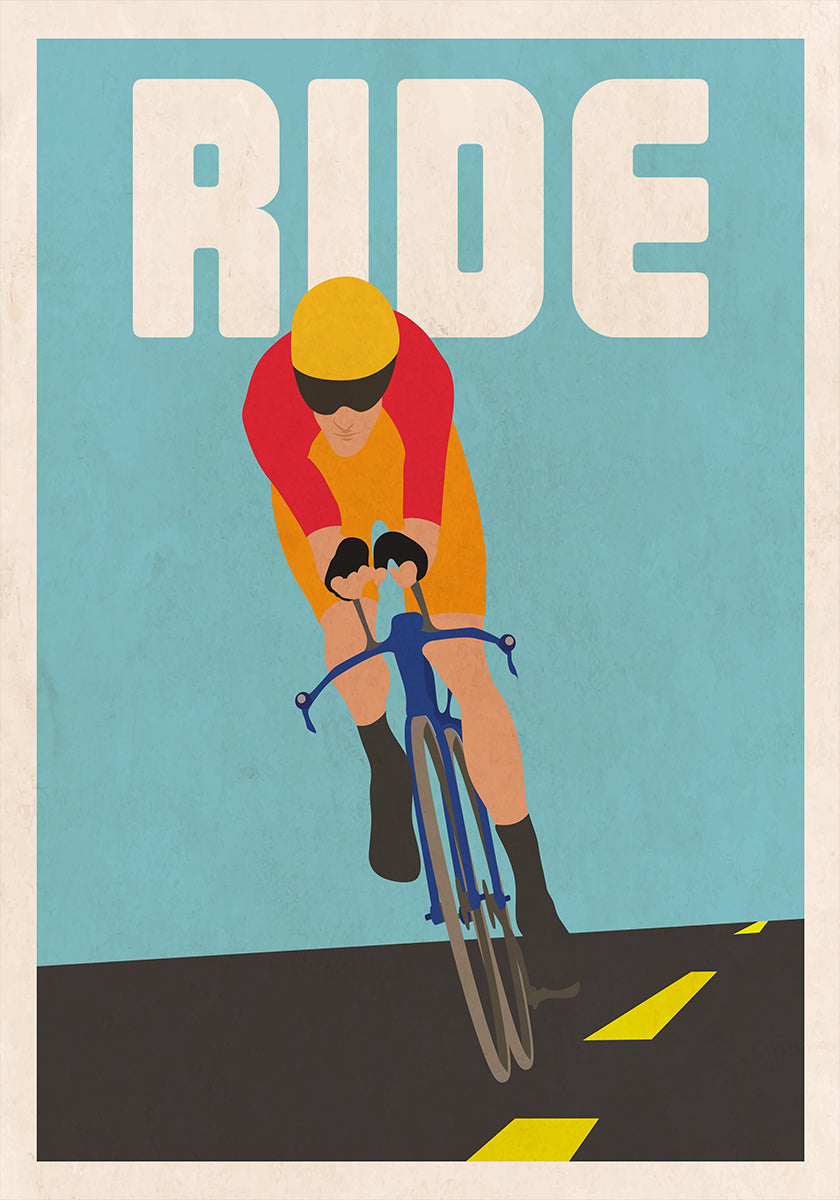 Ride Art Print Poster