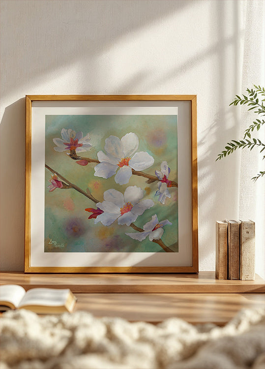 Almond Blossoms Iii Poster