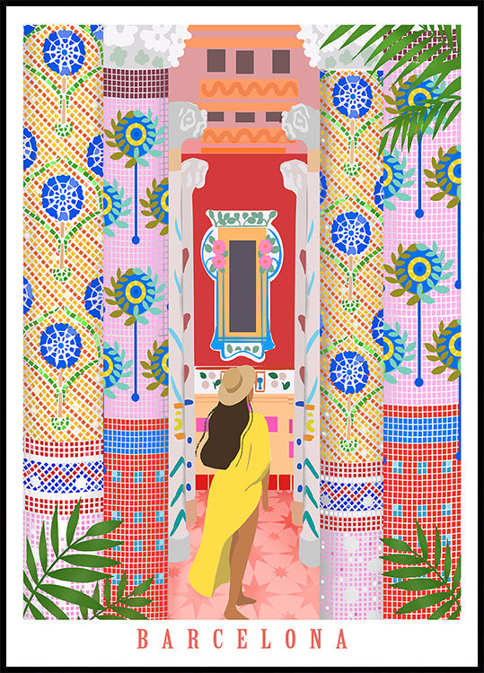 Barcelona Architecture Poster