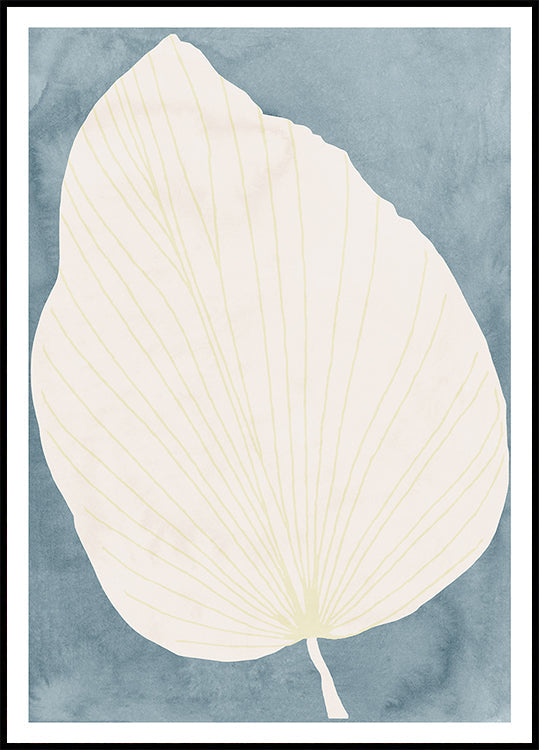 Illustration Of A Large Leaf Poster