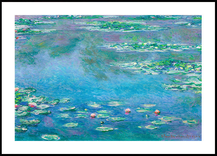 Water Lilies by Claude Monet 1906 Poster