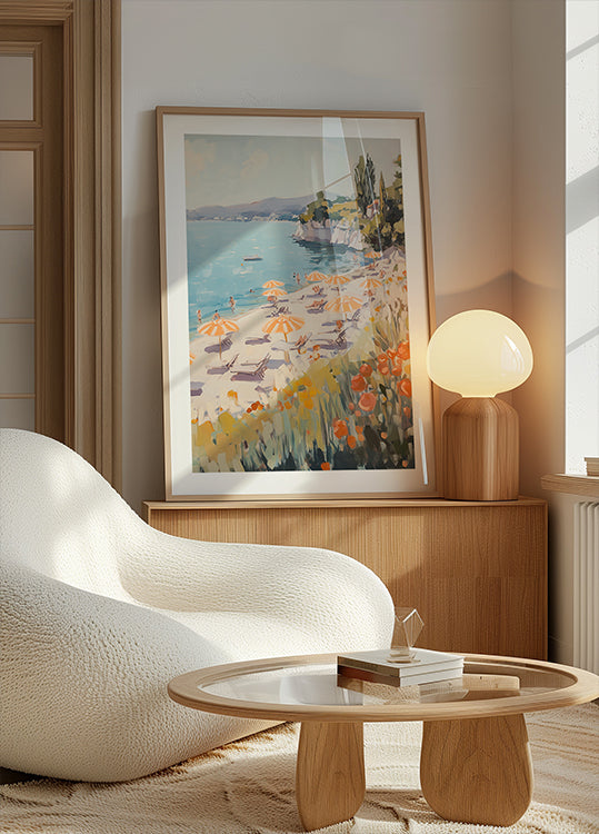 Sunny Beach Day Poster