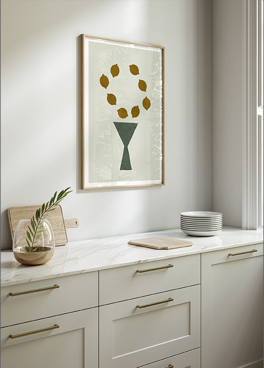 Citrus &amp; Clay Study 2 Poster