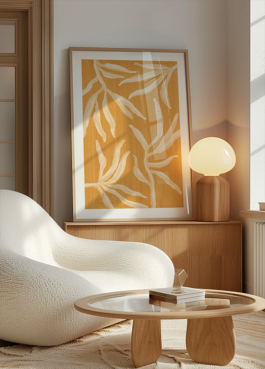 Ghost Fern 2 Sunlit Bamboo Poster