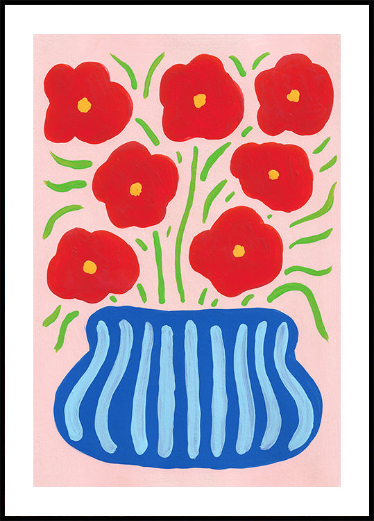 Red Flowers Poster