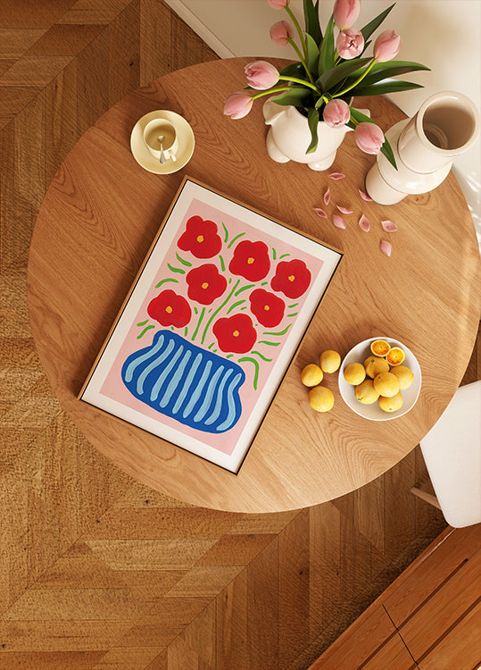 Red Flowers Poster