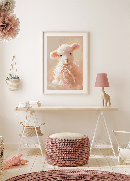 Lamb's Gentle Glow Poster