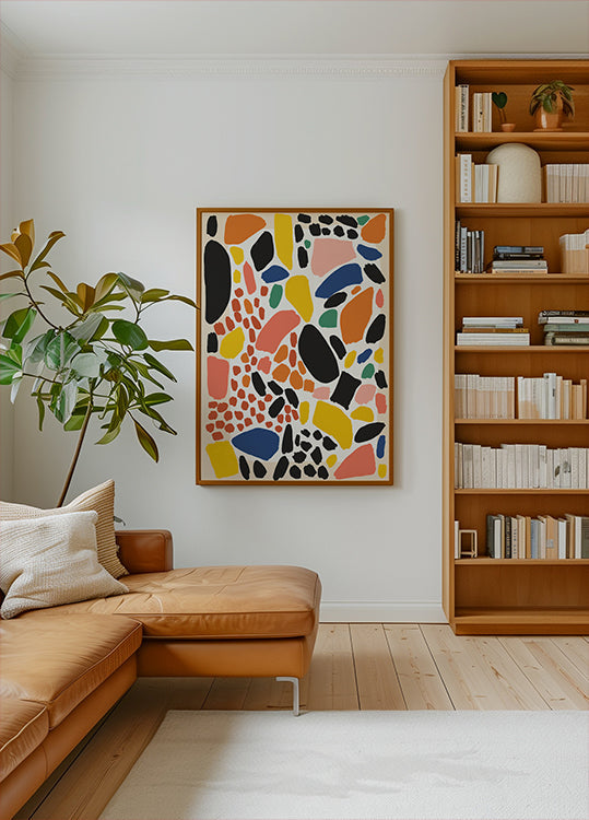 Colorful Fragments Poster